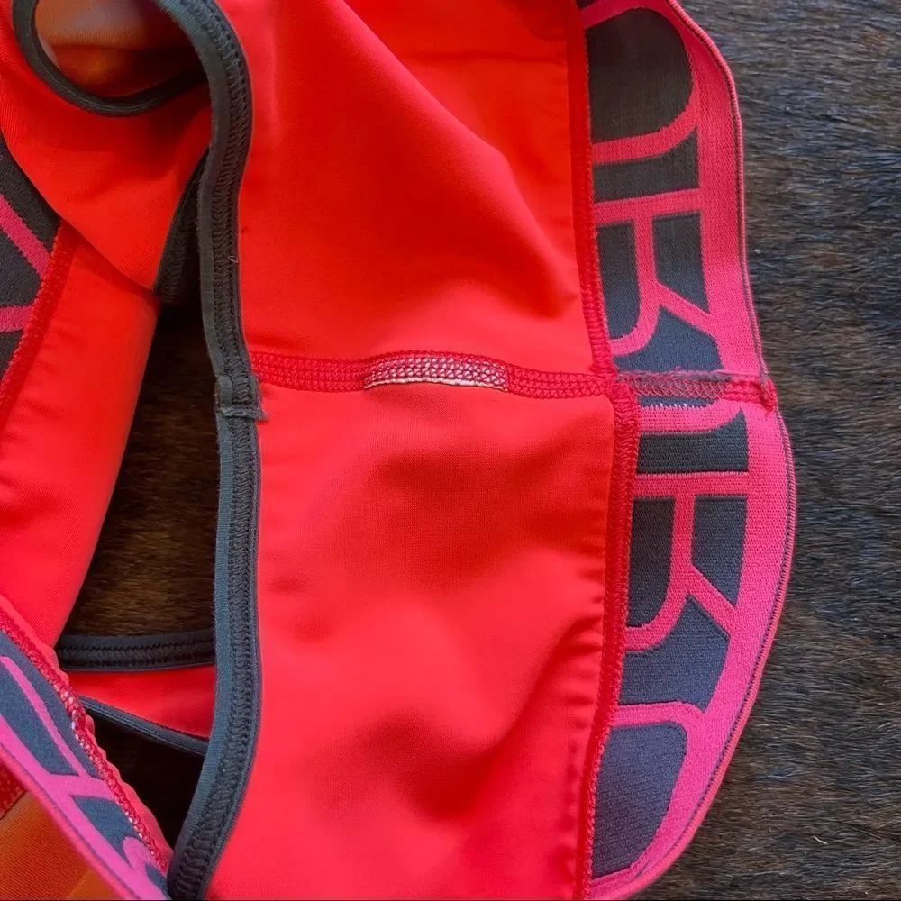 Under Armour Neon Pink Tie Dye Style Sports Bra - Picture 7 of 7